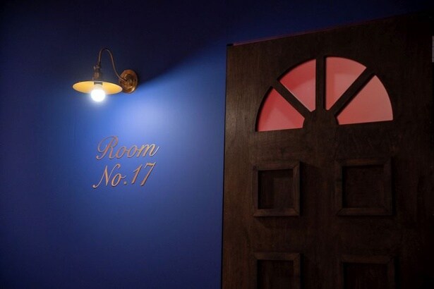 カフェメニュー体験の最後に、来場者のみが入室できる特別な部屋も