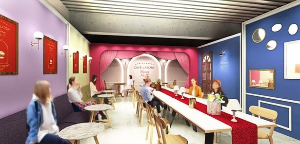 【写真】大人気の無料カフェイベントが今年も開催！会場には映画のワンシーンを再現したようなおしゃれな空間が広がる