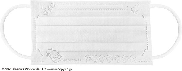 お花畑でまどろむスヌーピーをデザイン