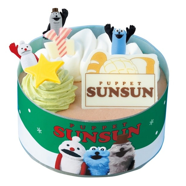 「パペットスンスン クリスマスチョコケーキ」(5184円)