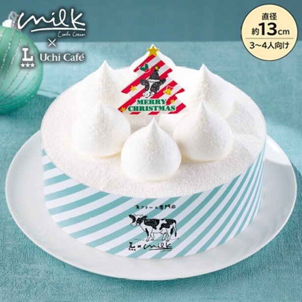 「Milk 白いチーズケーキ 4号」(4100円)