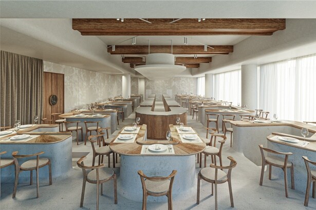 「Immersive Table」をコンセプトに、各空間に象徴的なテーブルが設けられている