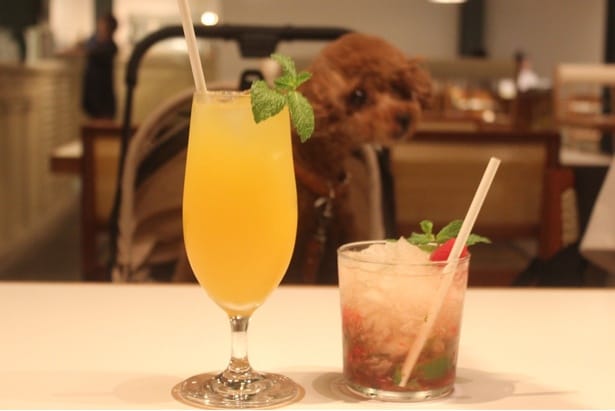 左から、「マンダリンハイボール」(1400円)、「ラズベリーノヒート」(1700円)