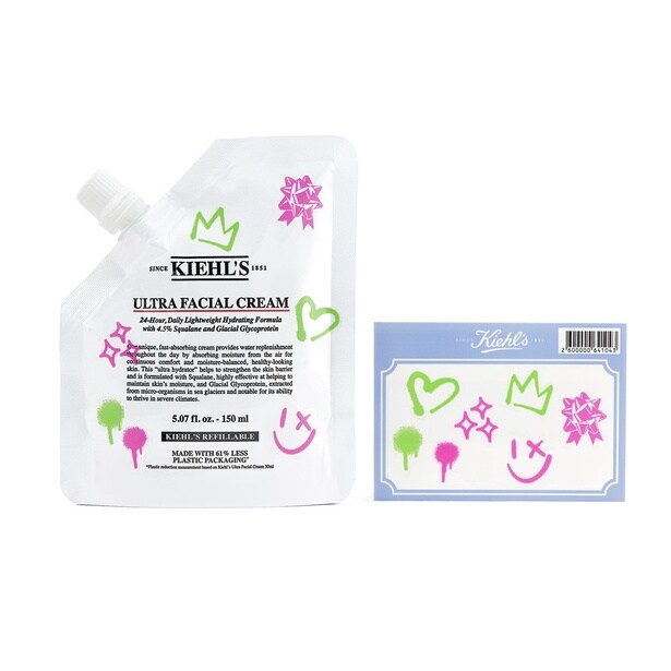 人気の「クリーム UFC」3つ分の大容量レフィル「クリーム UFC 150ミリリットル ホリデー限定ステッカー付」(1万450円)
