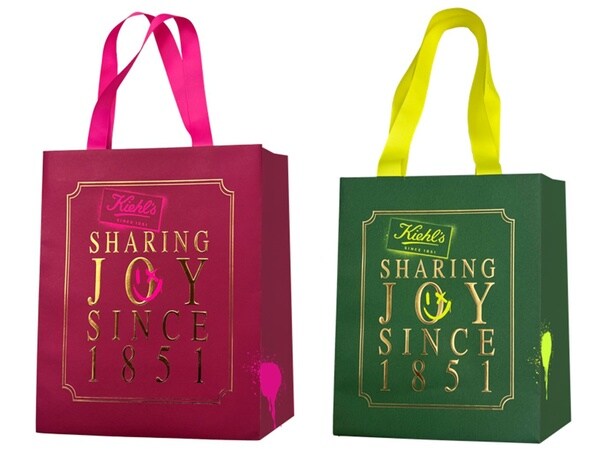 ホリデー ショッピングバッグ(写真左：Lサイズ、右：Mサイズ)