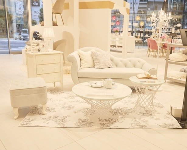 テイストごとにルームセットが設置されているのもうれしいポイント