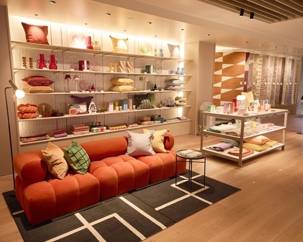 暮らしをイメージしやすい商品配置