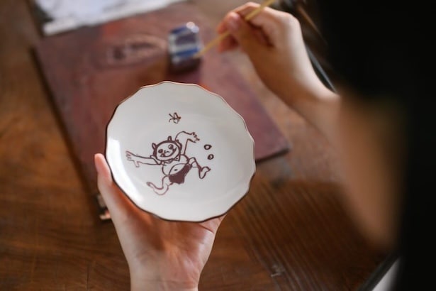 九谷幸窯 絵付け体験