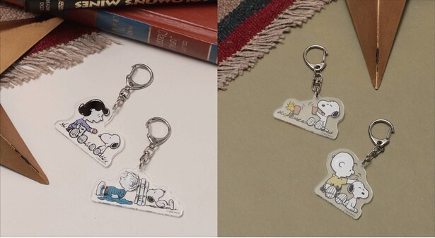 「PEANUTS/アクリルチャーム」(各990円)