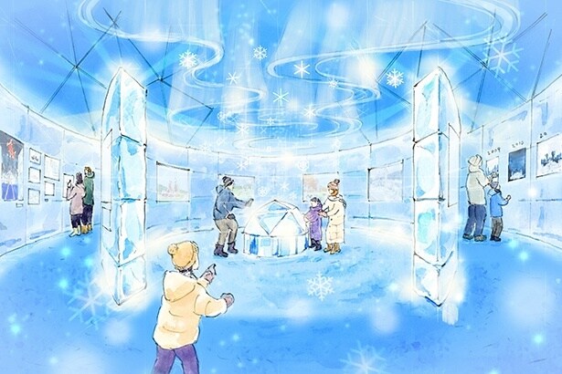 氷の教会のストーリーを紐解く「氷の美術館」(イメージ)