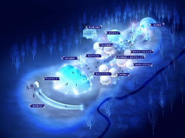 【写真】アイスヴィレッジMAP