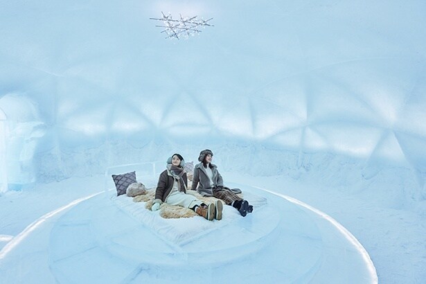 幻想的な宿泊体験ができる「氷のホテル」(イメージ)