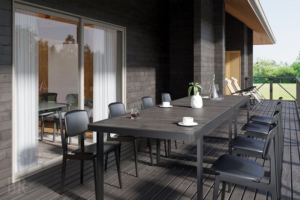 屋外デッキ(グランデコテージ)