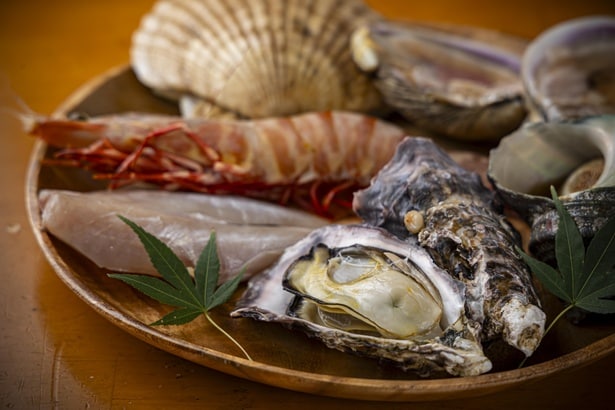 旬の海鮮オプションメニュー