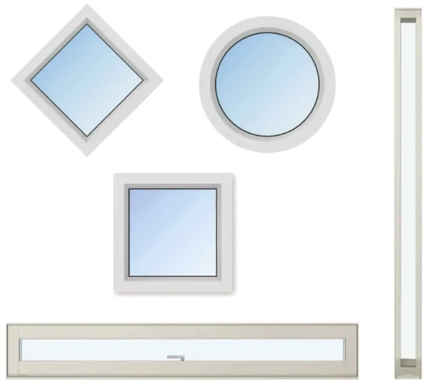 侵入をためらわせる窓の一例