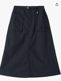 雨にも汚れにも強い。はっ水ナイロンで、街にも自然にも馴染む一着【ザノースフェイス】のスカートがAmazonに登場中‼
