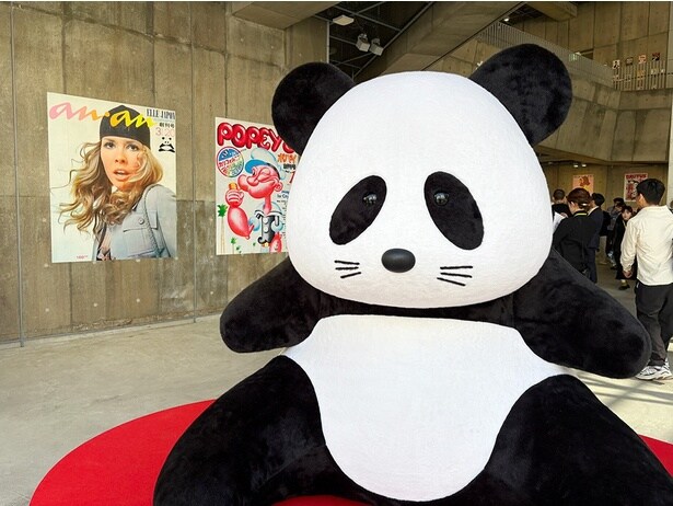 エントランスでは、ananパンダがお出迎え!