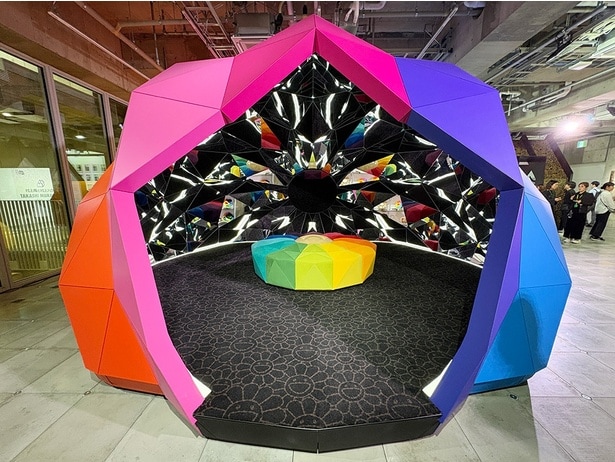 「お花ハウス」の室内