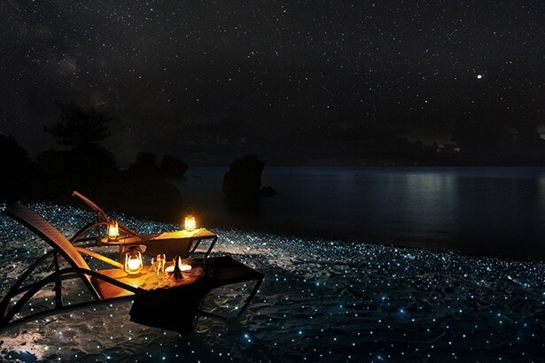 【写真】海と星空に抱かれる「てぃんがーらテラス」