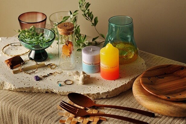 ぬくもりあるアイテムがそろう「夜あかりマルシェ」