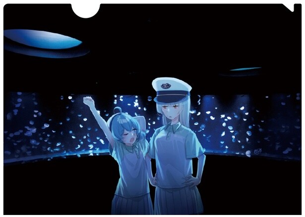 【画像】会場限定で作者・橙々さんの描き下ろしイラストを使用したオリジナルクリアファイルを販売