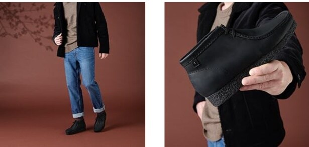 秋らしい見た目と軽さが魅力!【クラークス】のワラビーブーツがAmazonに登場中‼