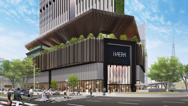 2026年初夏の開業に向けて建設中のラグジュアリーモール「HAERA」