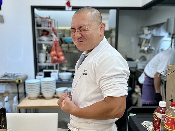 腕が太くなった酒井さん