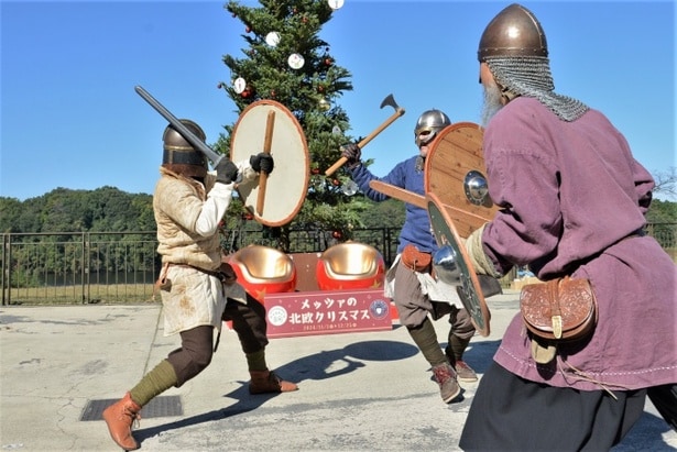 【写真】ヴァイキングバトルのデモンストレーション
