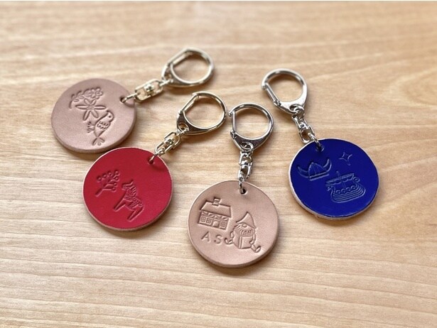 レザーキーホルダー作り