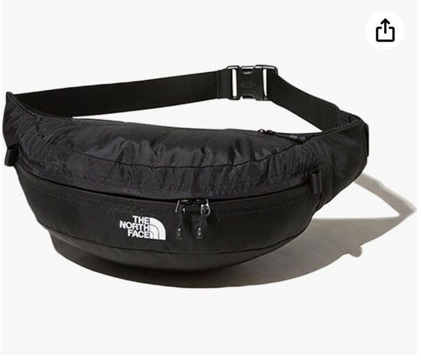 たすき掛けでも、腰でも快適。仕分け上手な4リットルウエストバッグ【ザノースフェイス】のウエストポーチがAmazonに登場中‼