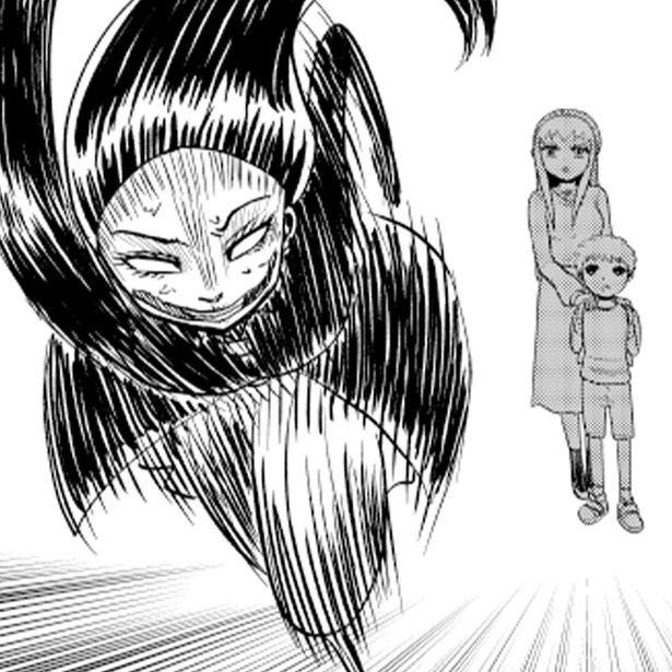 とっさに逃げる口裂け女