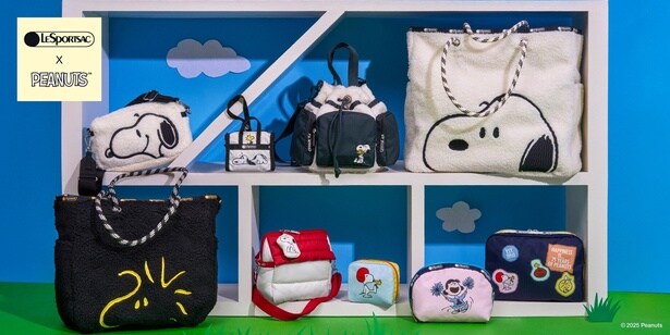 LeSportsac×PEANUTS「2025Winter Collection」