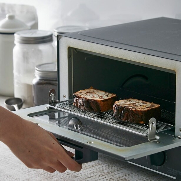 トースターでリベイクすると、外はカリッと中はしっとりとした食感に