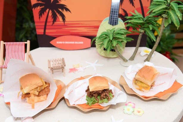 イベント会場では、7種類のメニューが日替わりで注文できる