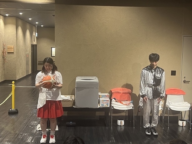 世界大会5位入賞した演目「スーパーファミリー」を披露