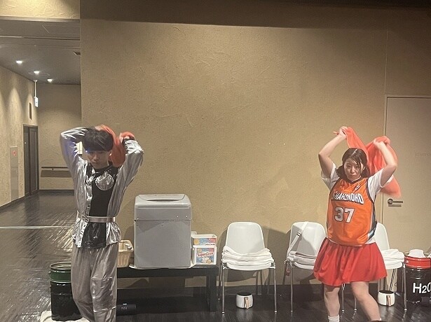 2人の息が合っているパフォーマンスに感動