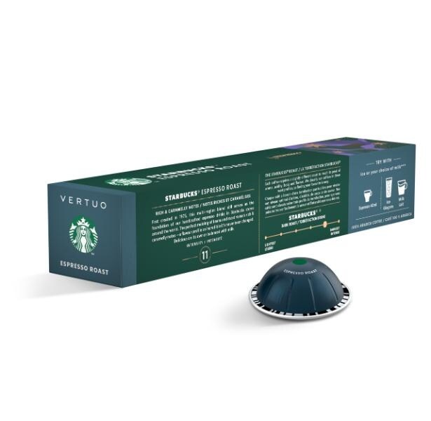 【写真】スターバックスでも人気の「パイクプレイス ロースト」(10カプセル入り/1512円)