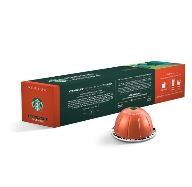 シングルオリジンコーヒーの「コロンビア」(10カプセル入り/1620円)