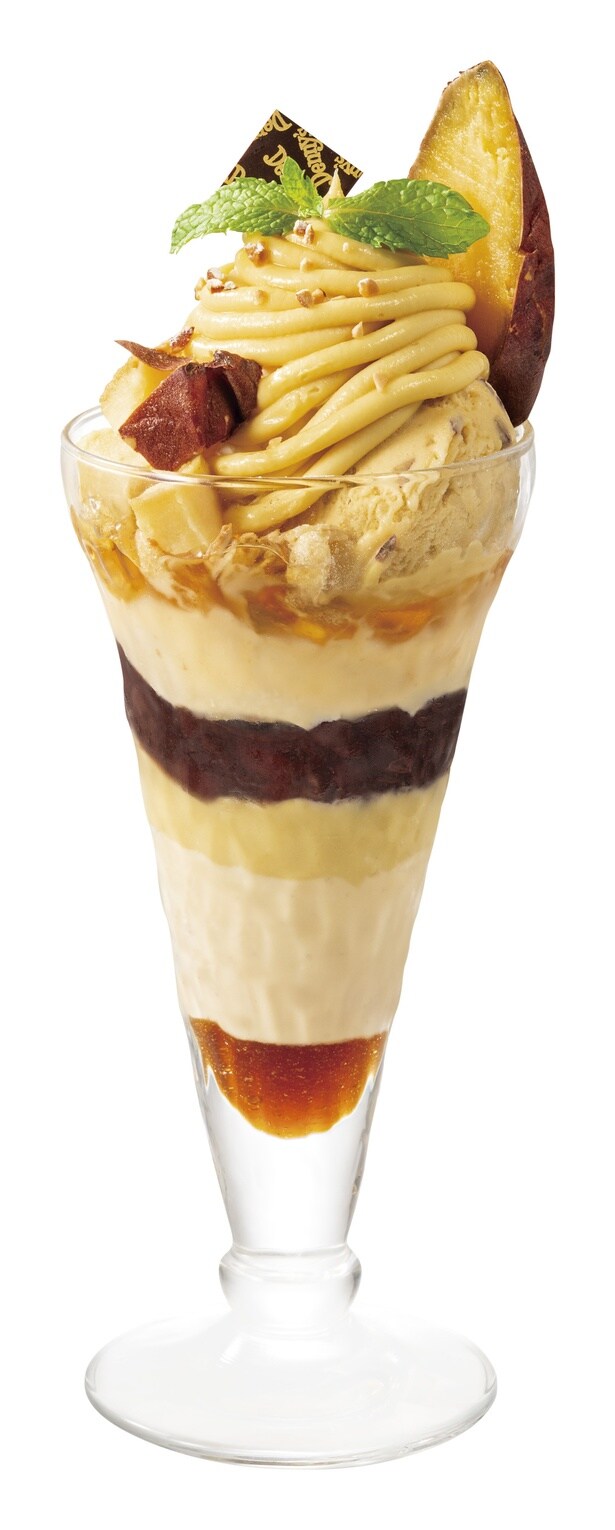 【写真】蜜芋のモンブランサンデー~紅天使使用