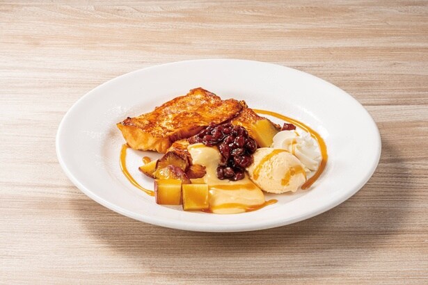 あずきとカスタードのフレンチトースト