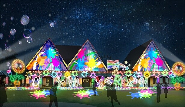 東京ドイツ村の冬の名物「ウィンターイルミネーション」開催!今回のテーマは“イルミネーション×アート”