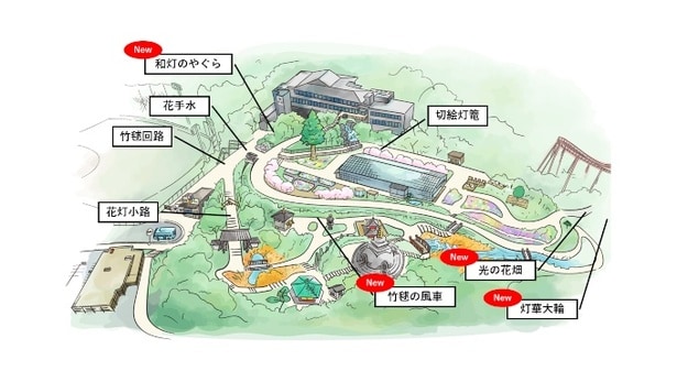 HANAあかり会場図