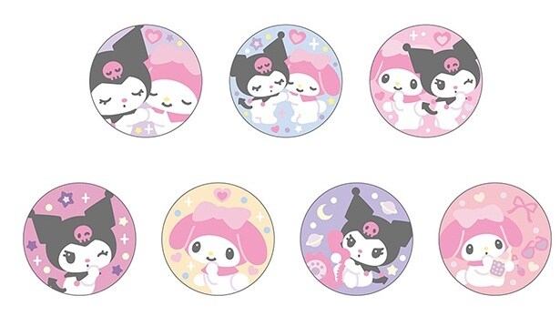 トレーディング刺繍カンバッジ【全7種】