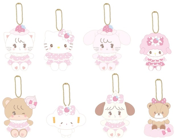 「ぬいぐるみキーホルダー」(各2530円)