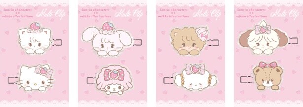 「マルチクリップセット」(各1320円／全4種) 