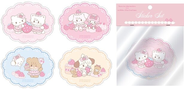 「クリアステッカーセット」(880円)