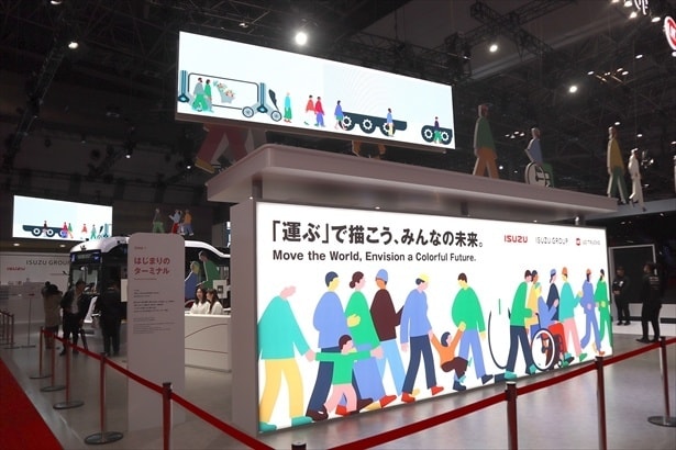 いすゞグループブース(東京ビッグサイト 東展示棟 東4～6ホール EC03)