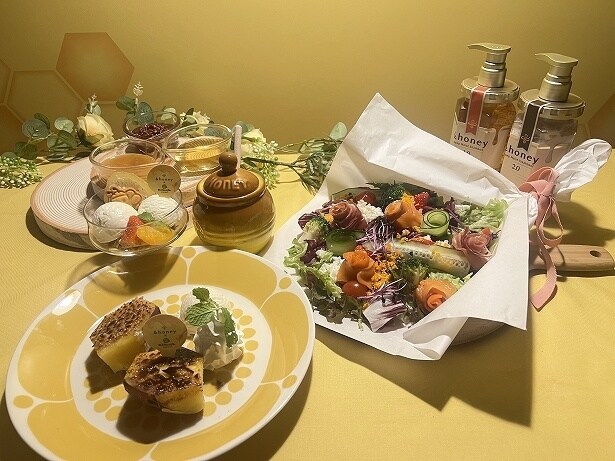 ハチミツを使ったイベントコラボメニューが味わえる