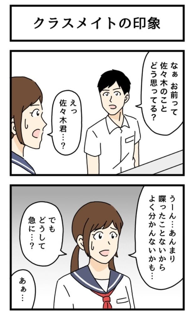 クラスメイトの印象1-1